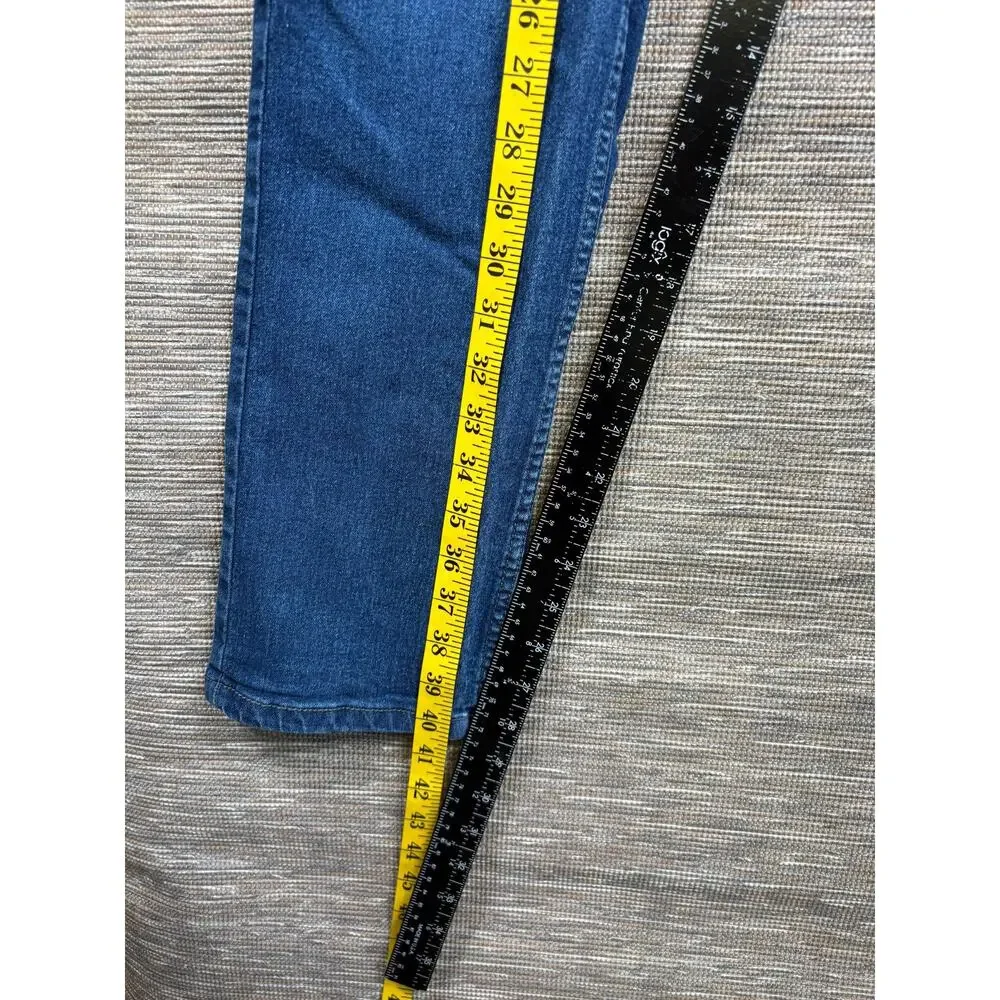 Copper Denim Jeans Mens 38x30 Blue Medium Wash Regular Straight Stretch Pants